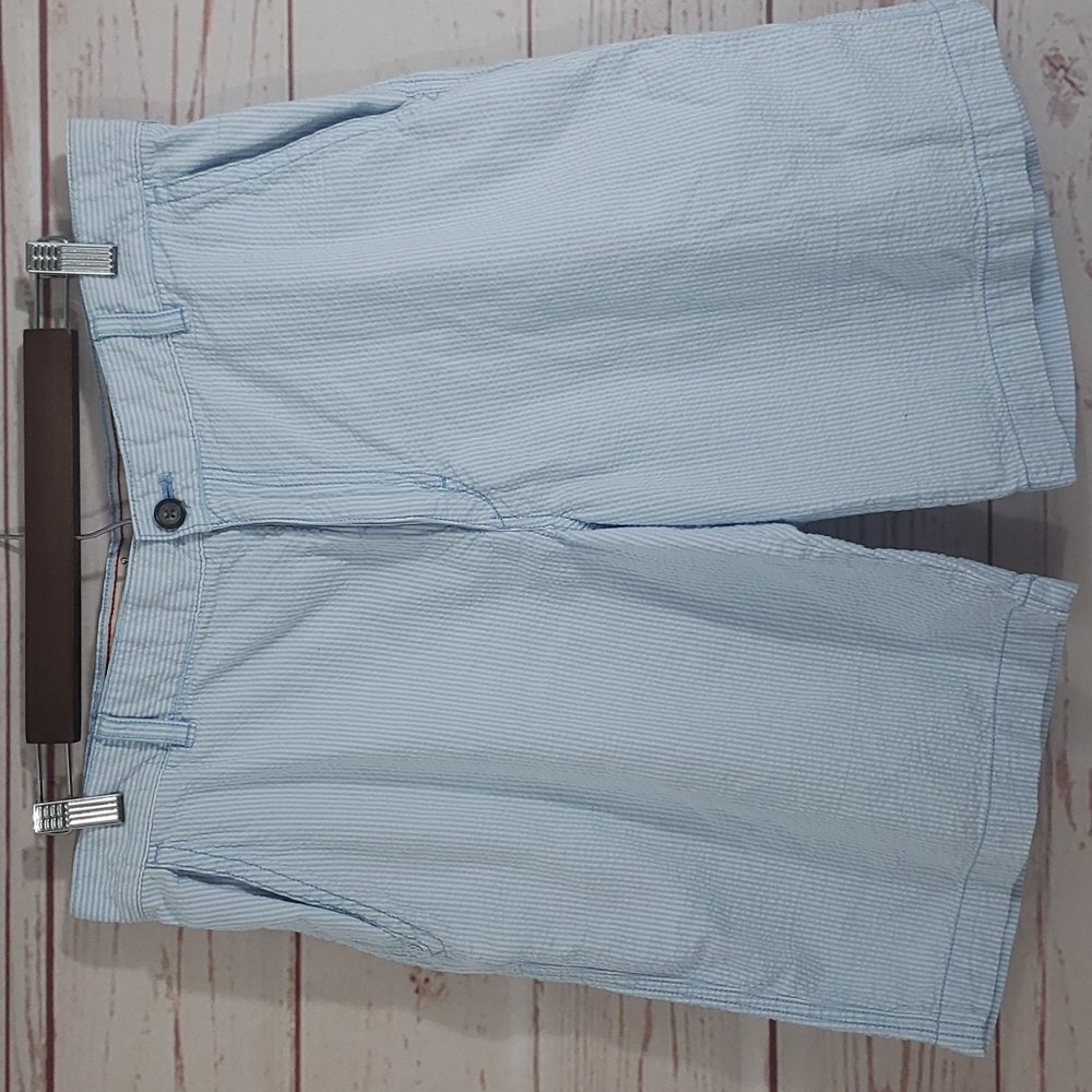 IZOD Seersucker Classic Striped Preppy Summer Shorts